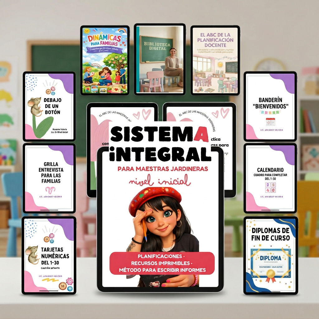 Sistema Integral para Maestras de Nivel Inicial + 9 Bonos Exclusivos 🎁